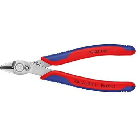 Corta diagonales Knipex Super Knips XL con cabeza pulida longitud 140 mm NUEVO