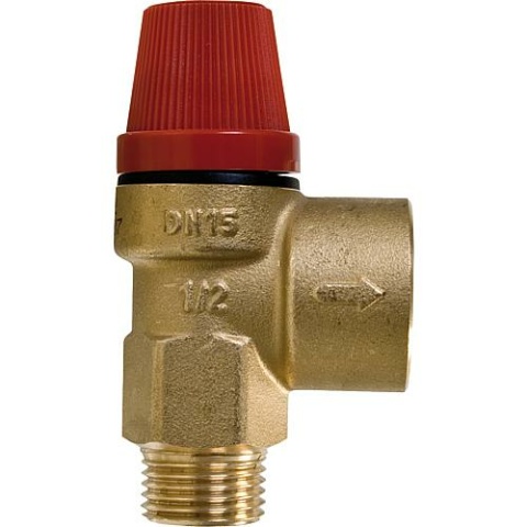 Orkli diaphragm safety valve heating DN15(1/2"") AG, outlet DN20(3/4"") 3.0 bar 532743 CST NEW