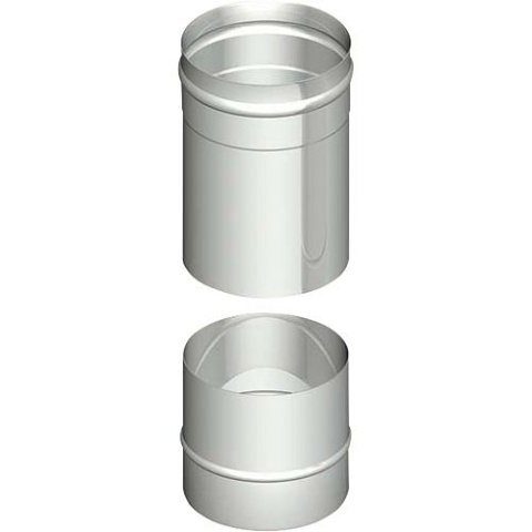 Compensazione della lunghezza SEM, due parti DN 180 x (210 a 335) x 0,6 mm NUOVO