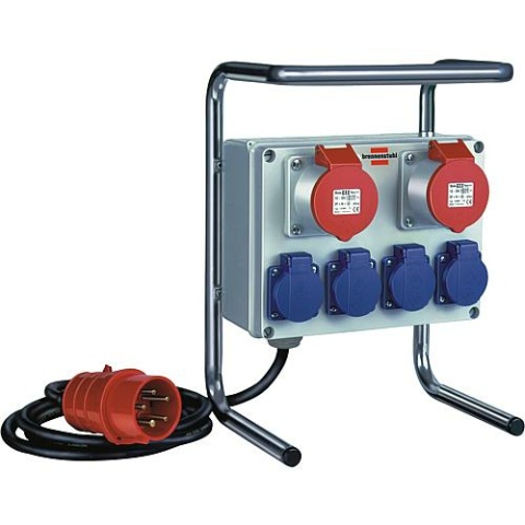 Brennenstuhl small power distributor compact type BKV 2/4 G IP44 1153750 NEW