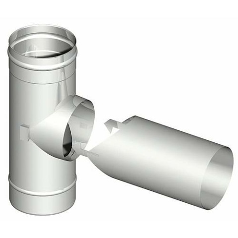 SEM T-Stück 87° zweiteilig DN 180 NEU