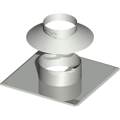 SEM Schachtabdeckung m. Hinterl. DN 150 incl. Regenkragen 15 350 150 NEU