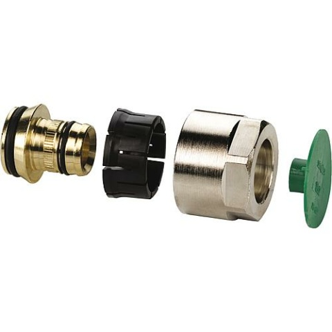 Simplex Anschluss-Set F3-n 16x2-3/4 SW 27 vernickelt F11462 NEU