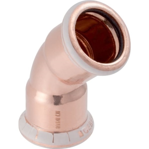 MAP Kupfer Bogen 45 Grad, Du: 28mm # 60605 60605 NEU