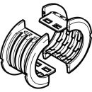 Geberit pipe clamp insertion shell d63 607702001 NEW