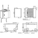 Evenes KWL HRV 25 OU BY, 3-stufig,Vol.max 250m³/h,An- schluss oben/unten NEU