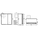 Lunos flush-mounted housing Silvento 3/UP-BA, drain connection DN80, rear, with fire protection 039 179 NEW