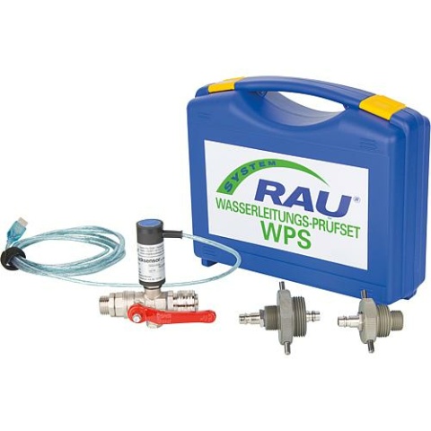 Rau Wasserleitungsprüfset zu LM06/DPG 2/DPG07 inkl. Zubehör und Koffer NEU