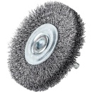 Lessmann round brush stainless steel wire crimped 0,20mm...
