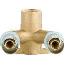 Raccordo a pressare Evenes per staffa a doppia parete MSVR TH contour 20x2mm-1/2""-20x2mm NUOVO