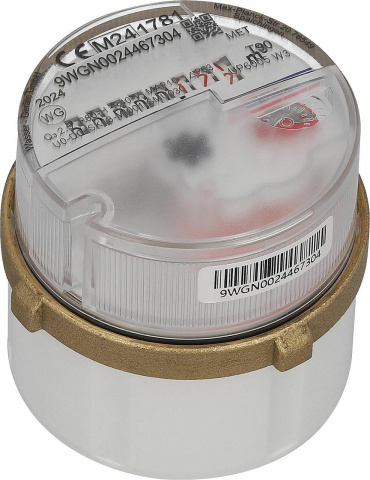 KW/WW-Messkapselzähler M64x2, Qn 1,5, Metrona Brunata 307/2 NEU