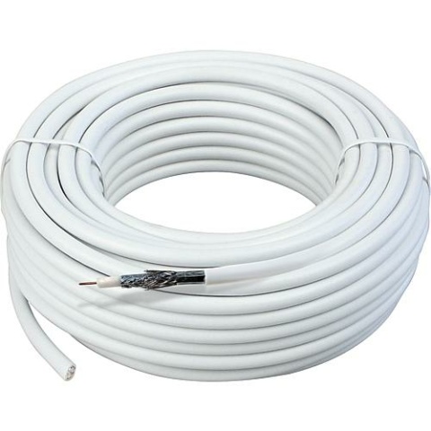 Schwaiger Koaxialkabel 110dB 7,0mm, Länge 40,0m NEU