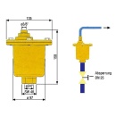 Sfiato automatico Caleffi MAXCAL tipo 501, filettatura femmina DN20(3/4""), in ottone 501500 NUOVO