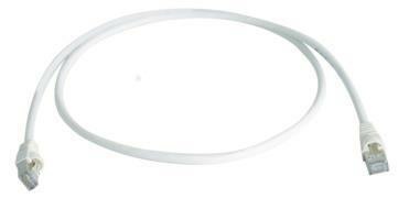 TG Patchkabel S-FTP 5m weiß L00003A0085 FS500 MP8 LSZH Cat6A 500MHz Iso EA NEU