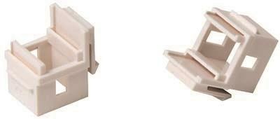 EasyLan Adaptador Keystone CKVZMLC1 f.LC-D/SC-S blanco RAL9010 NUEVO