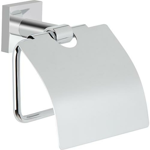 Evenes Papierrollenhalter Elean mit Deckel Messing verchromt NEU