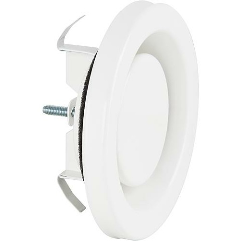 Luchtafvoerelement AEE 125 Wit RAL 9016, aansluiting Ø 125 mm, buiten-Ø 160 mm NIEUW