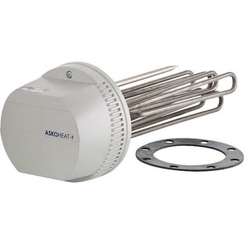 Askoma flensverwarming AHFW-BI-A-7.5, 7,5 KW 3x400 V AC, flens: 180 mm, inbouwlengte: 420 mm 012-1546 NIEUW