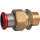 Eurotubi C-Stahl Pressfitting M-Kontur Durchgversch. mit Aussengew. flachdichtend 28-R1 NEU
