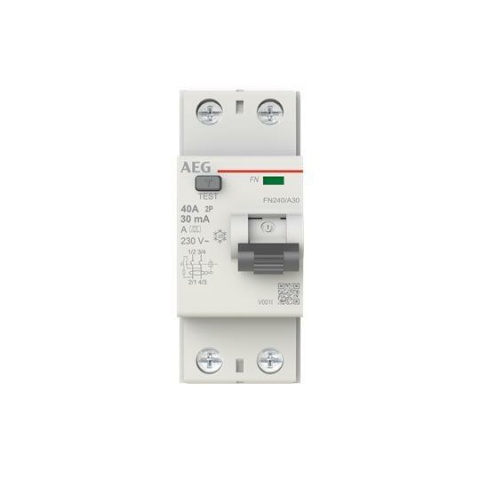 AEG Interrupteur différentiel 2x40A/0,03 FN240/A30 2CSF702156R1400 NOUVEAU