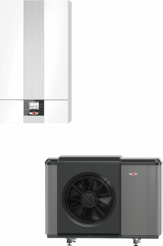 WOLF heat pump CHA-Monoblock 20/24 w. E-heating element (R 290) NEW