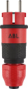ABL 2K Schutzkontakt-Stecker Prof. 2Elamid-2K, rot, IP54,...