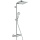 Hansgrohe shower system Crometta E 240 hand shower, overhead shower 240x240 mm and thermostat chrome NEW