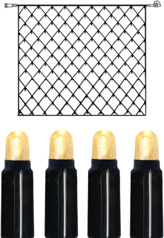 Star Trading LED-System-Netz 3x3m, 192 LEDs 465-16-8 NEU