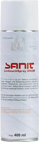 Spray per il rilevamento delle perdite (DVGW) SANIT-CHEMIE, bomboletta spray da 400 ml 3030 NUOVO
