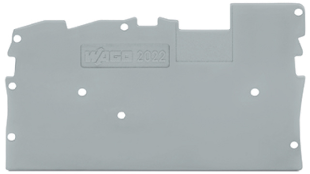 WAGO GmbH & Co. KG End plate grey 2022-1391 NEW