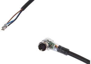 Ipf Electronic Kabeldose,5m,3x0,34, M8 abgew,PUR,pnp,2 LED VK500271 NEU