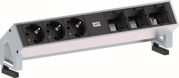 Bachmann Steckdoseneinheit 3xSchutzk.3xABD 902.402 NEU