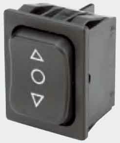 Marquardt Wippschalter 2pol. schwarz 1839.1407 NEU