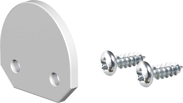 EVN Lichttechnik Alu-End-Abschlussplatte mit 2 Schrauben APRE EAP NEU