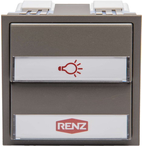 Renz Metallwaren. Komb.Klingel/Lichtmodul 97-9-85274 gr NEU