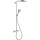 Hansgrohe shower system Raindance Select hand shower, overhead shower Ø 300 mm and thermostat chrome 27114000 NEW