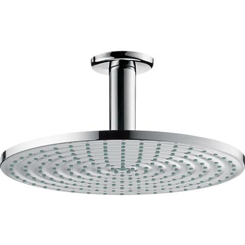Hansgrohe overhead shower Raindance AIR 1 spray type Ø 240 mm chrome with air injection technology with ceiling connection 27477000 NEW