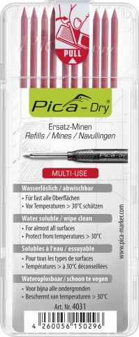 Pica-Marker Minen-Set rot 4031 NEU