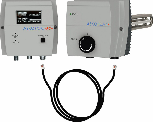 ASKOMA Einschraubheizkörper ASKOHEAT AHIR-TI-plus, 7,5kW, 400V, 3-stufig, DN40 (11/2") NEU