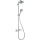 Hansgrohe shower system Raindance Select hand shower, overhead shower Ø 240 mm and thermostat chrome 27115000 NEW