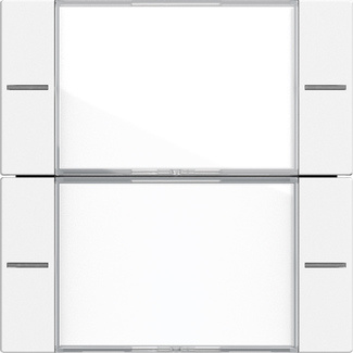 Gira Set de bascules double BSF bouton-poussoir blanc pur 577227 NEUF