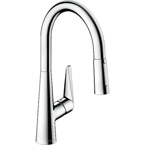Hansgrohe Talis S 200 gootsteenmengkraan uittrekbare vaatdouche 213 mm projectie chroom 72813000 NIEUW