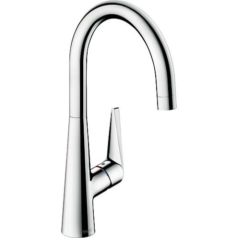 Hansgrohe mezclador de fregadero Talis S 260 caño giratorio proyección 203 mm cromo 72810000 NUEVO