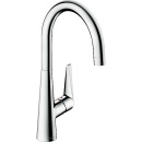 Hansgrohe mezclador de fregadero Talis S 260 caño giratorio proyección 203 mm cromo 72810000 NUEVO