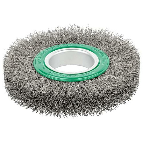 Lessmann Rundbürste Edelstahldraht gewellt 0,30mm Ø 150mm Loch-Ø 50mm NEU