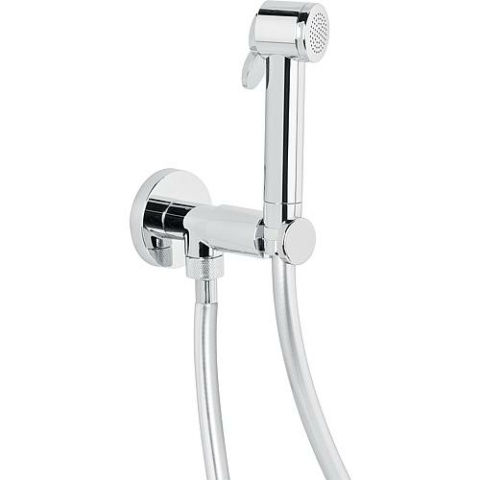 Evenes Intim Hygiene-Dusch-Set Alfios mit Handbrause, Brauseschlauch und Brausehalter chrom NEU