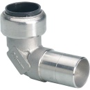 Aalberts Edelstahl-Steckfitting Winkel 90° (i/a) 22...