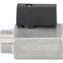 Effebi Mini-Kugelhahn, edelstahl AISI 316, IG x AG...