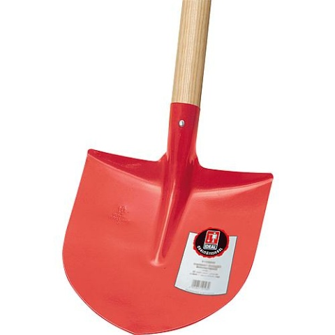 Ideal Spade Ideal Łopata do kopania Ruhr-Brilliant, rozmiar 5, czerwona, długi trzonek 4030502 NOWOŚĆ
