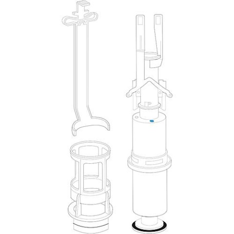 Valsir Angel flushing set 2-quantities 2010-2014 NEW